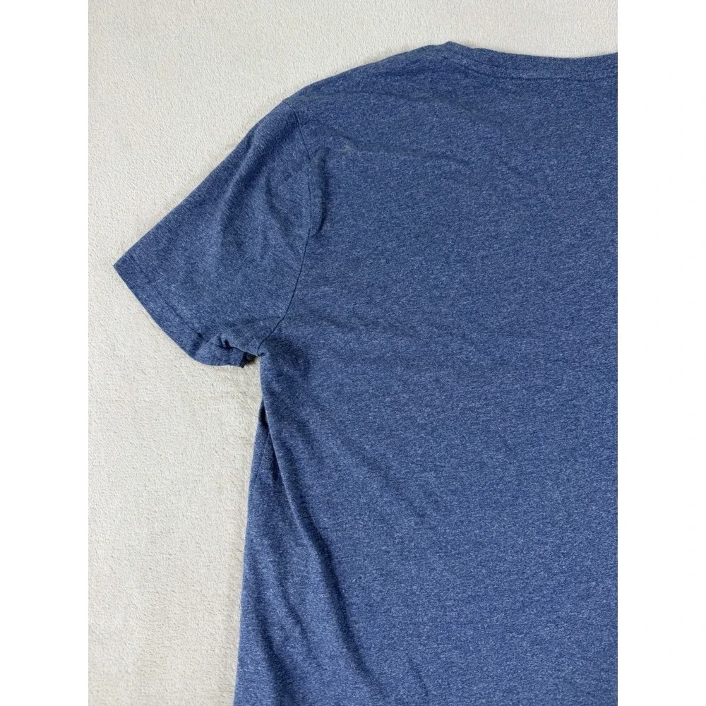 Polo Ralph Lauren Custom Slim Fit T Shirt Mens Large Blue Heather Pony Logo‎ Tee